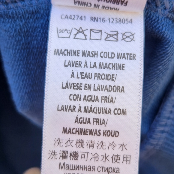 CIRQUE DU SOLEIL Women's Jacket Medium Blue Shawl Collar Gold Paisley Floral - Picture 6 of 13